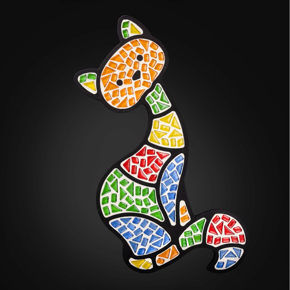 Фото, Видеообзоры набір для творчості скляна мозаїка «кіт» mosaaro ma3002