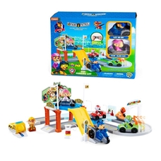 Трек G2008 (24шт) ЩП, 49-46-20,5см, транспорт с фигуркой 2шт, 8см, 34дет, в кор-ке, 32-26-9см