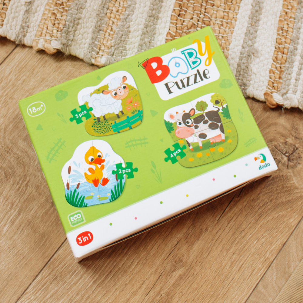 Фото, Видеообзоры пазл 3в1 dodo сільські тварини