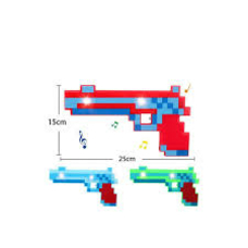 Пістолет 0223-1 (240) 3 види, звук, підсвічування, у пакеті Пістолет 0223-1 (240) 3 види, звук, підсвічування, у пакеті