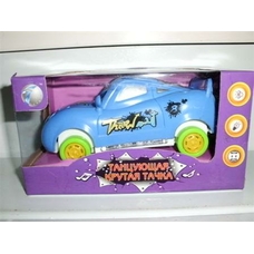 Машинка 528323 R/2028В (144шт) танцует, муз, свет, на бат-ке, в кор-ке, 15-8,5-8см