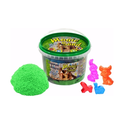 Фото, Відеоогляди кінетичний пісок strateg magic sand зелений у відрі 500 г (371-5)