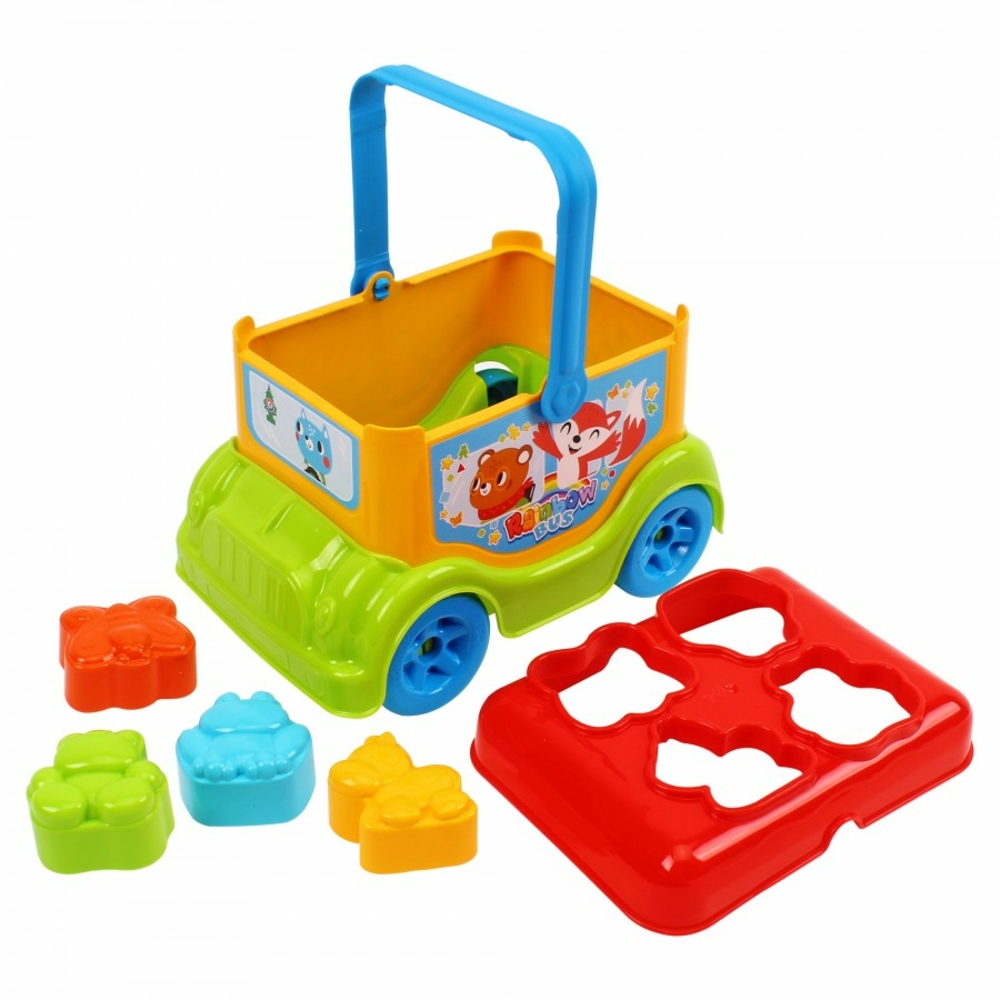 Фото, Видеообзоры іграшка «автобус-сортер технок», арт.9840