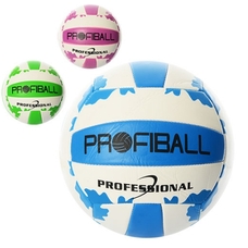 М'яч волейбольний EV 3204 (30шт) PROFIBALL, офіц.размер, ПВХ 2мм, 2слоя, 18панелей, 260-280г, 3цвета