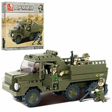 Конструктор SLUBAN  M38-B0301 (32шт) армія 230дет 28,5-28,5-5,5см