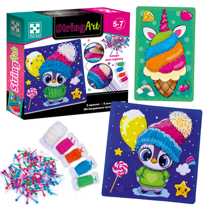 Фото, Видеообзоры набір для творчості vladi toys cтрінг арт. ласунчик. vt4501-21