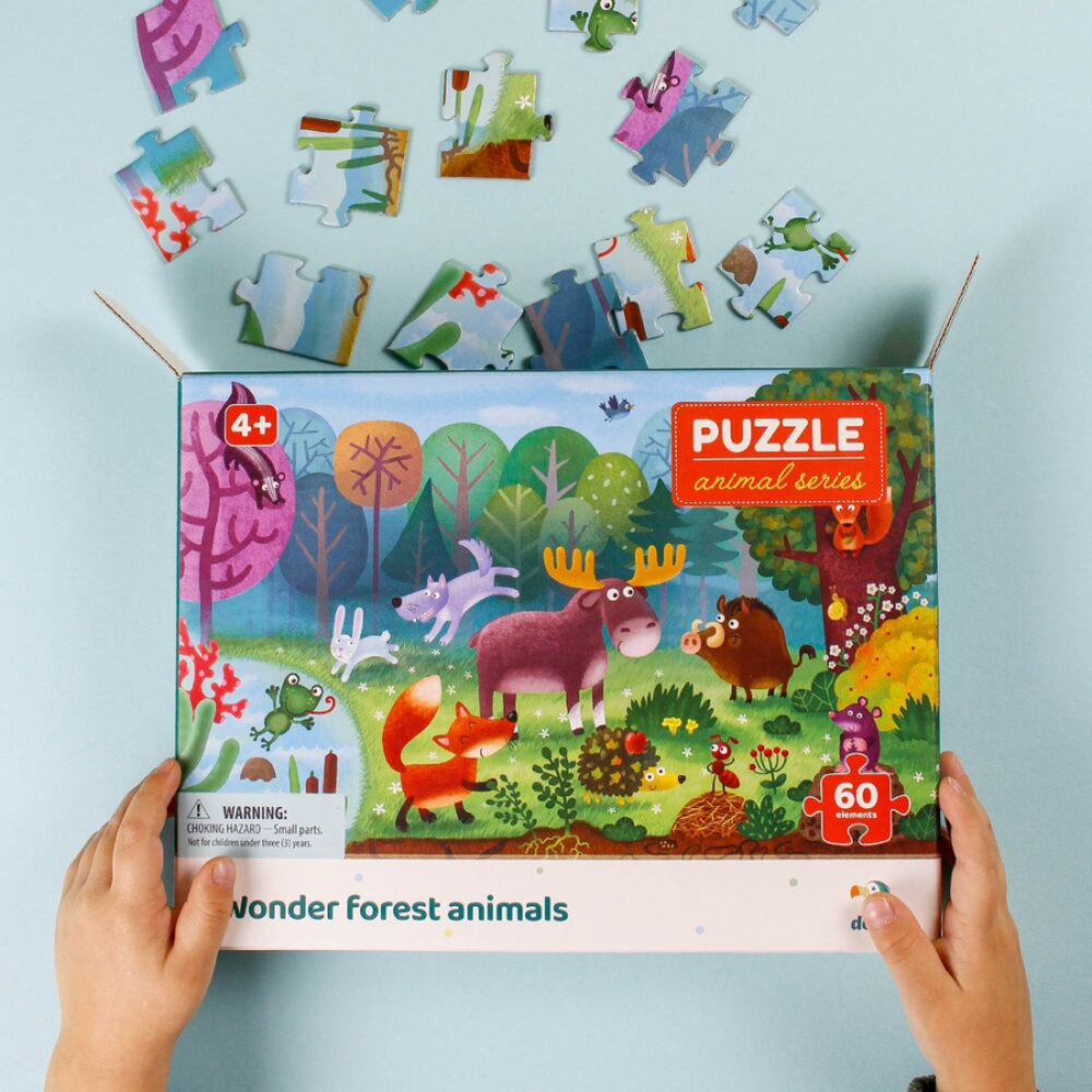 Фото, Відеоогляди пазл dodo диво-звірі у лісі