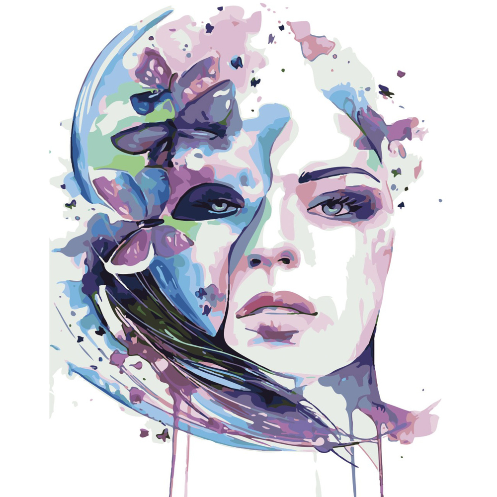 Фото, Відеоогляди картина за номерами strateg преміум загадкова з лаком розміром 40х50 см sy6466