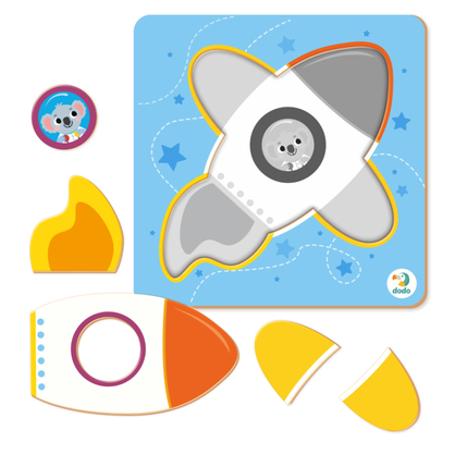 Фото, Видеообзоры пазл-сортер dodo ракета