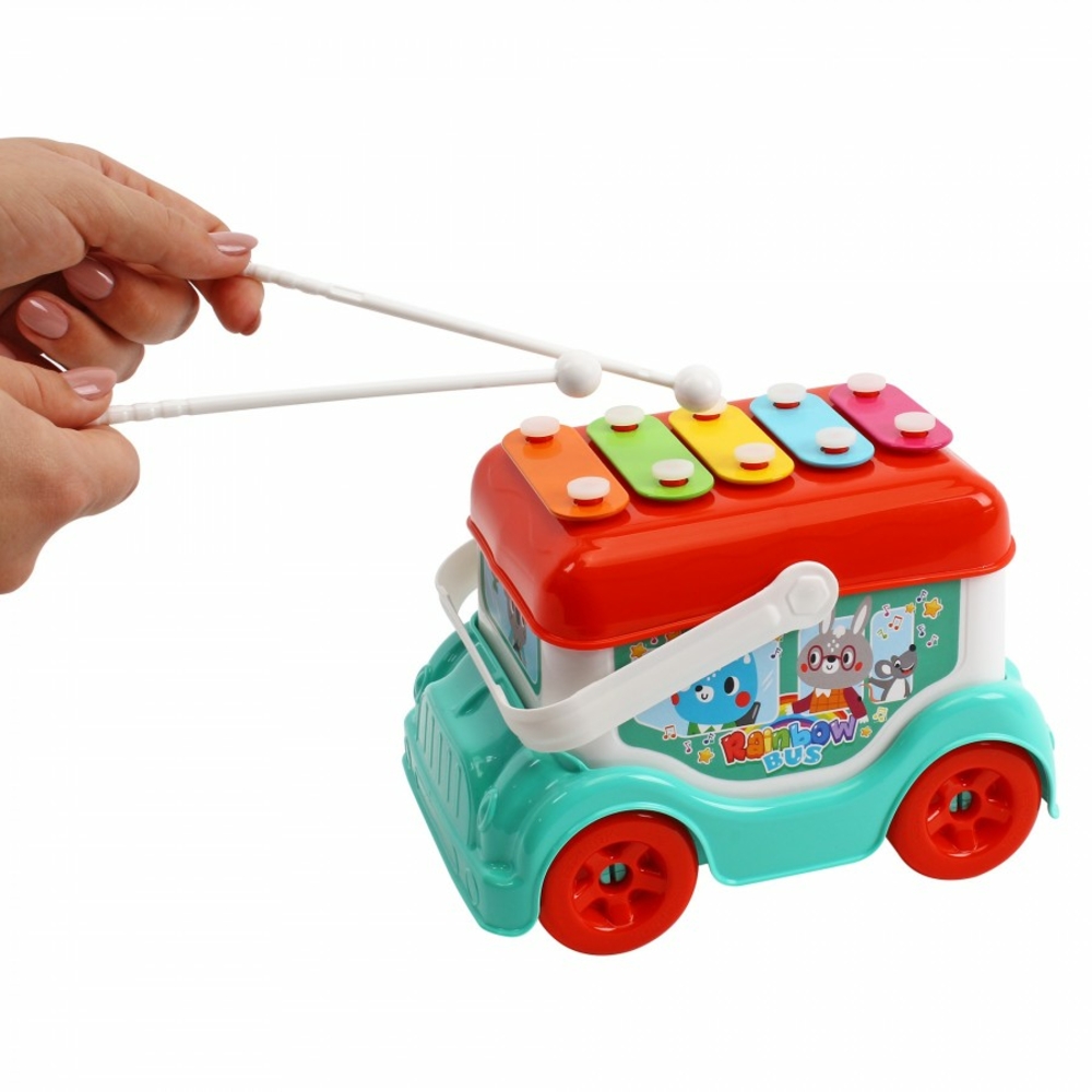 Фото, Видеообзоры іграшка «автобус-ксилофон технок», арт.9857