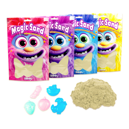 Фото, Відеоогляди кінетичний пісок strateg magic sand в пакеті 39403-1 класичний, 0,500 кг