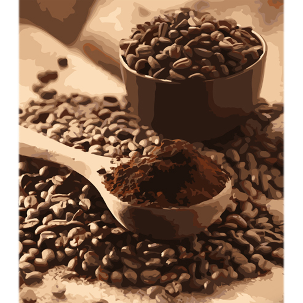 Фото, Відеоогляди картина за номерами strateg молота кава на кольоровому фоні розміром 40х50 см (mz058)