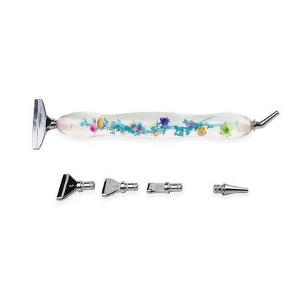 Фото, Видеообзоры стилус скляний квіти (6 змінних насадок) strateg (va-10023)