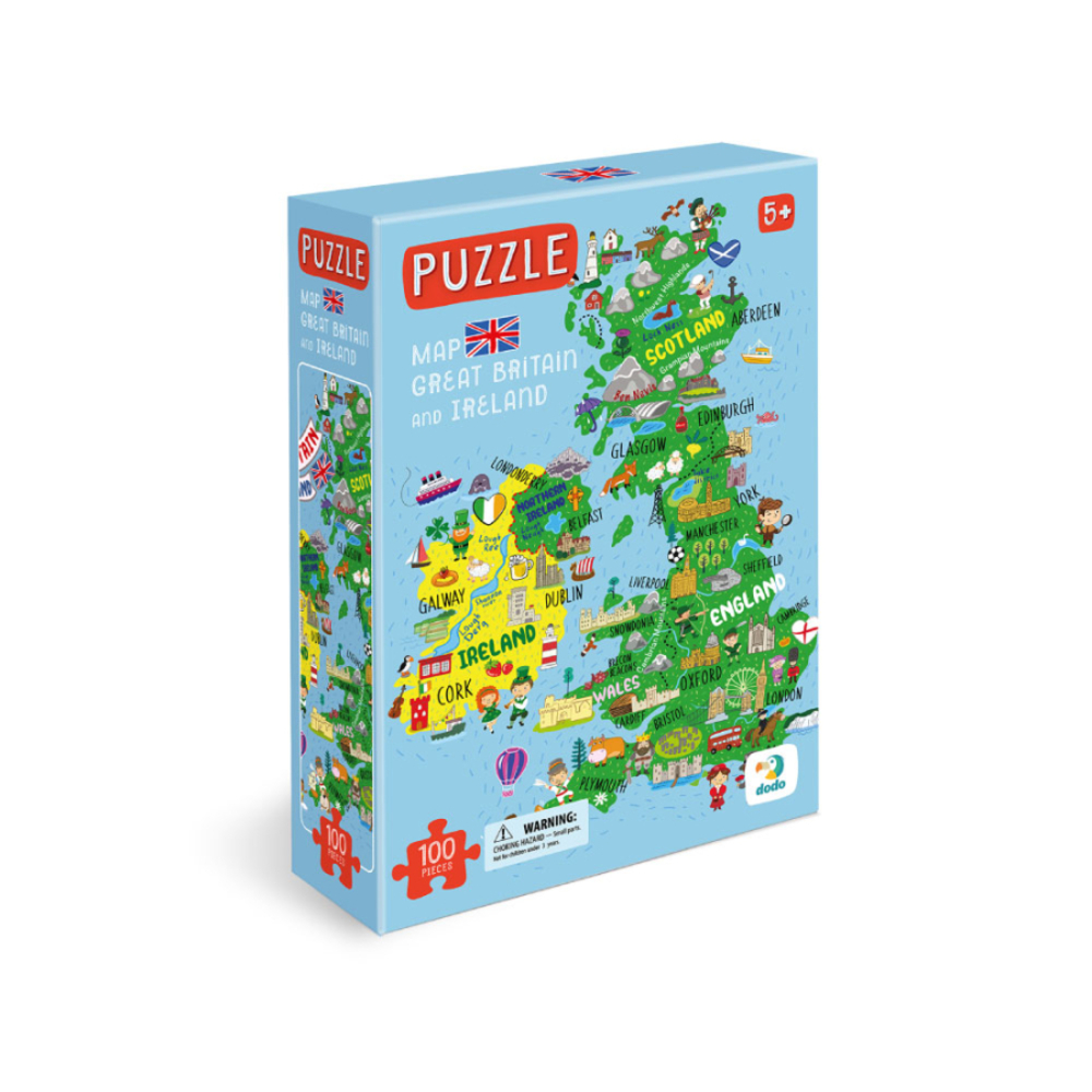 Фото, Видеообзоры пазл dodo мапа великобританії та ірландії