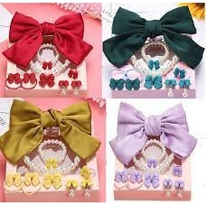 Набір прикрас С63945 (240) 3 види, окуляри,браслет, бант-заколка, намисто, в коробці