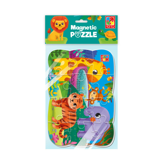Гра розвиваюча Vladi Toys пазли м'які магнітні А5 Малюк зможе "Зоопарк" VT3205-90
