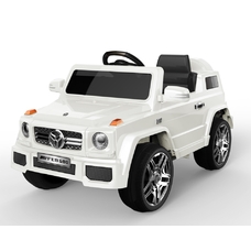 Ел-мобіль FL1058 WHITE джип на р/у 2,4G  2*6V4.5AH мотор 2*25 з MP3  117*69*53