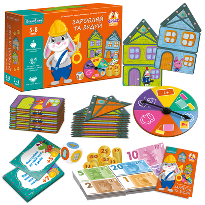 Фото, Видеообзоры гра настільна vladi toys економічна «заробляй та будуй» vt2312-04
