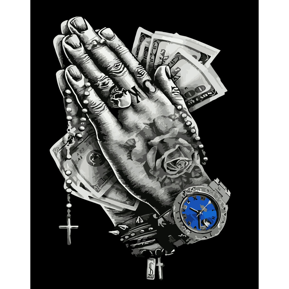 Фото, Видеообзоры картина за номерами strateg преміум духовне та матеріальне розміром 40х50 см (dy278)