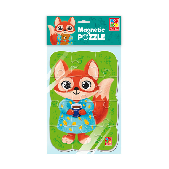 Гра розвиваюча Vladi Toys пазли м'які магнітні А5 Малюк зможе "Лисиця" VT3205-92