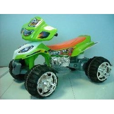 Квадроцикл ZP 5118-6 (1шт) 2 мотора 25W, аккум 12V/7A, 6км/ч, 3-8лет, 17кг, жёлтый, 110-75-78см