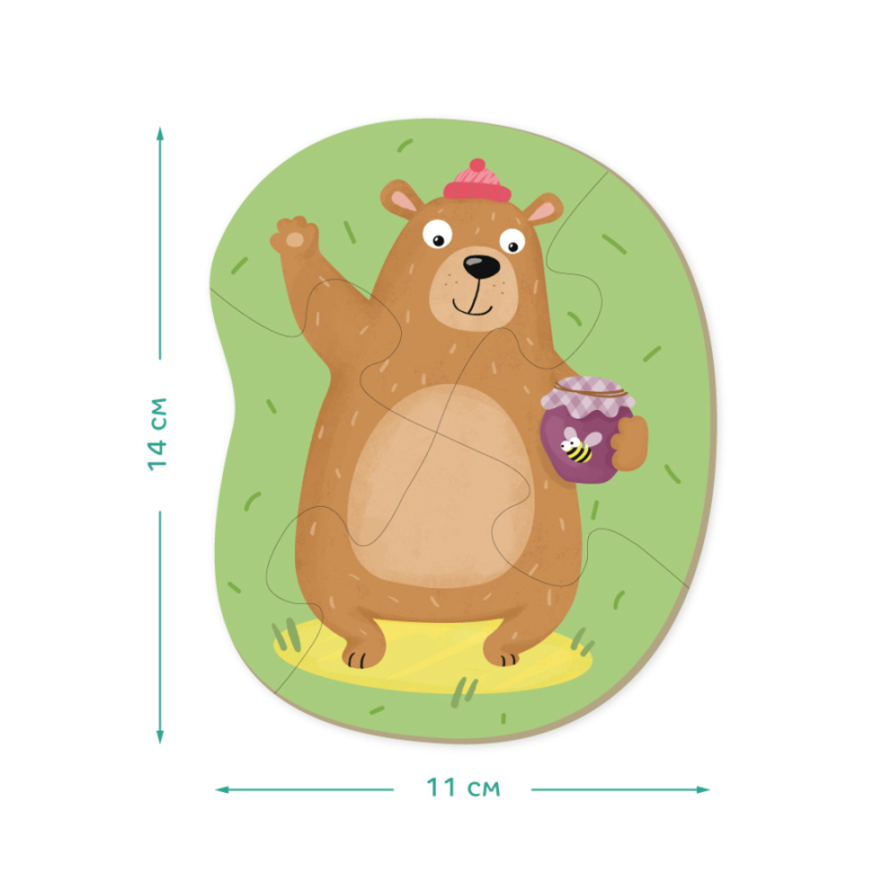 Фото, Видеообзоры пазл dodo лісові тварини