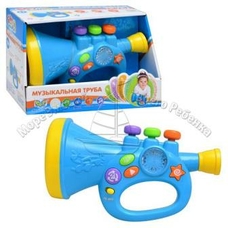 Труба EG 80015 R (24шт) BAMBINI-2, муз, світло, на бат-ке, в кор-ке, 26-8-13см