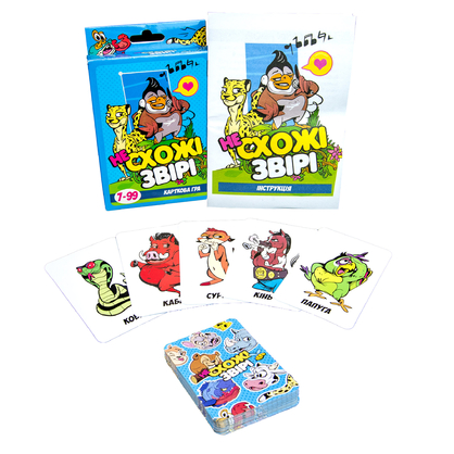 Фото, Видеообзоры настільна гра strateg несхожі звірі українською мовою (30223)