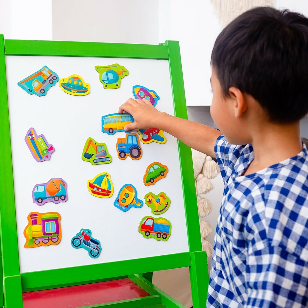 Фото, Видеообзоры набір магнітів «транспорт» vt3106-26