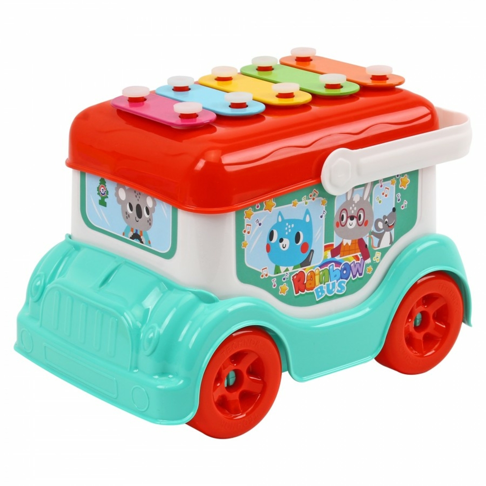 Фото, Видеообзоры іграшка «автобус-ксилофон технок», арт.9857