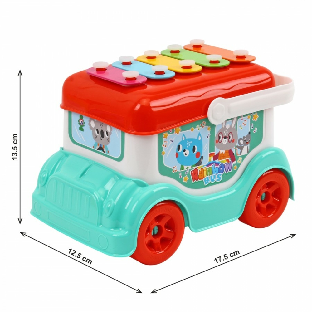 Фото, Видеообзоры іграшка «автобус-ксилофон технок», арт.9857