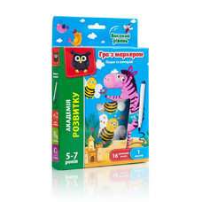 Гра з маркером «Пиши та витирай. Високий рівень» VT5010-06