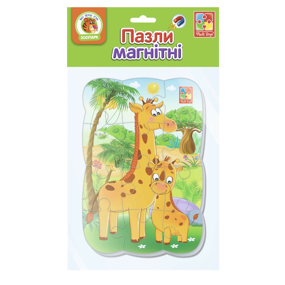 Фото, Видеообзоры магнітні пазлиі а5 «жирафики» vt3205-79