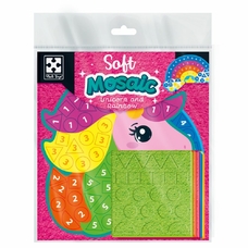 Набір для творчості Vladi Toys зі плюшевою мозаїкою «Єдиноріг та Веселка» VT4511-17