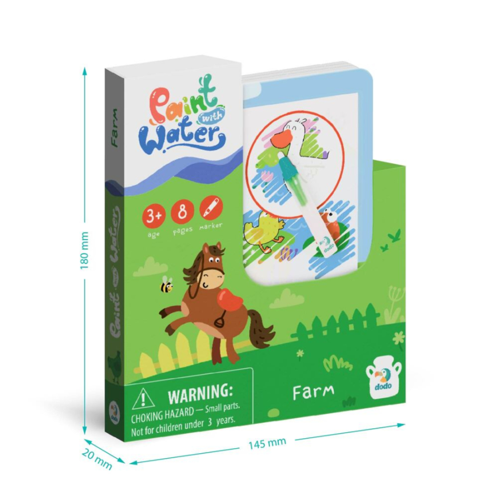 Фото, Видеообзоры набір водних розмальовок dodo ферма
