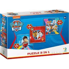Пазл 200153 Paw Patrol 3в1