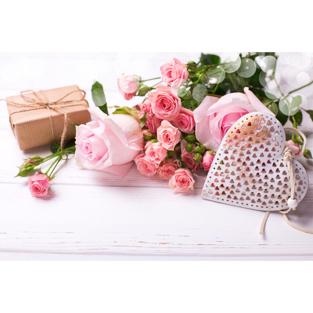 Фото, Відеоогляди алмазна мозаїка strateg преміум подарунок з ніжністю розміром 30х40 см (heg87057)