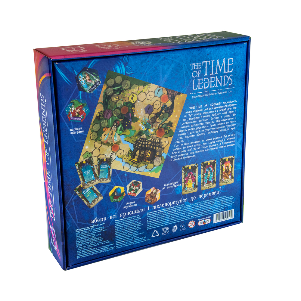 Фото, Видеообзоры настільна гра strateg the time of legends розважальна українською мовою (30267)