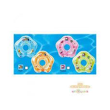 Круг MS 0640 (50шт) для купання дітей, 43см,на замочку,ручки 2шт,4кол,в кульку, 16-18-3см