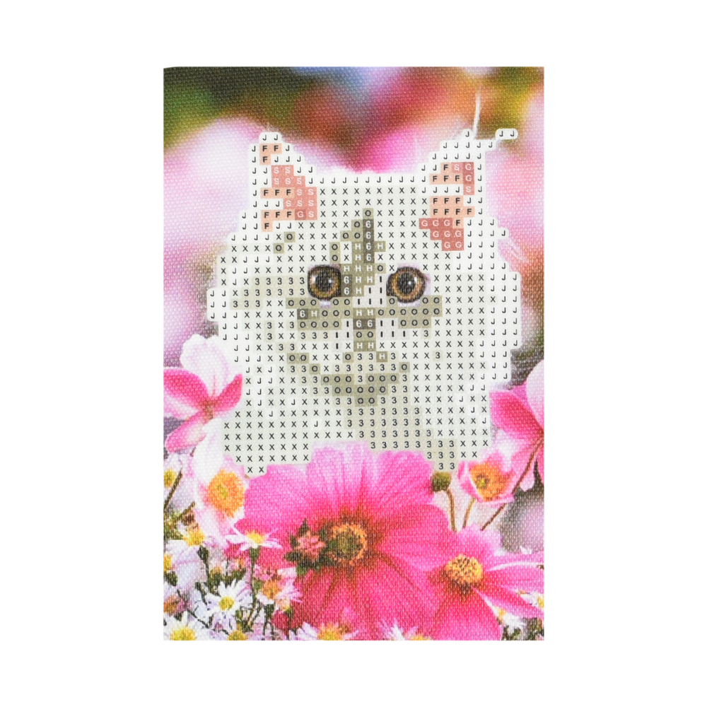 Фото, Відеоогляди алмазна мозаїка strateg преміум ласкаве кошеня без підрамника розміром 10х15 см (yab28622)