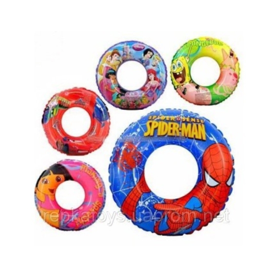 Круг MS 0132 (160шт) 5 видов, 51см, в кульке, 22-16см