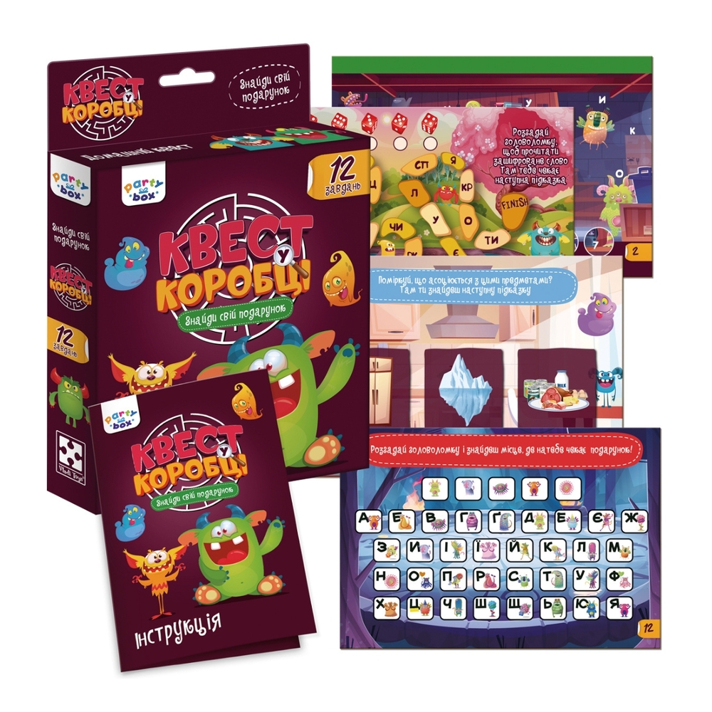 Фото, Видеообзоры гра настільна vladi toys розважальна. квест у коробці монстри vt5902-02