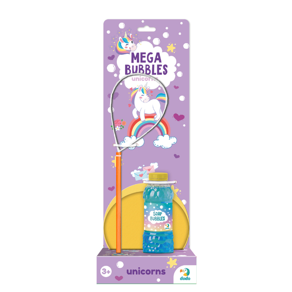 Отзывы  мильні бульбашки dodo mega bubbles єдиноріжки з тарілкою 450 мл