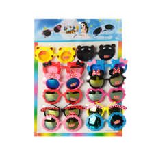 Окуляри сонцезахисні MK 0592 (720шт) мікс видів, 12шт на аркуші, в кульку, 28-37-4см