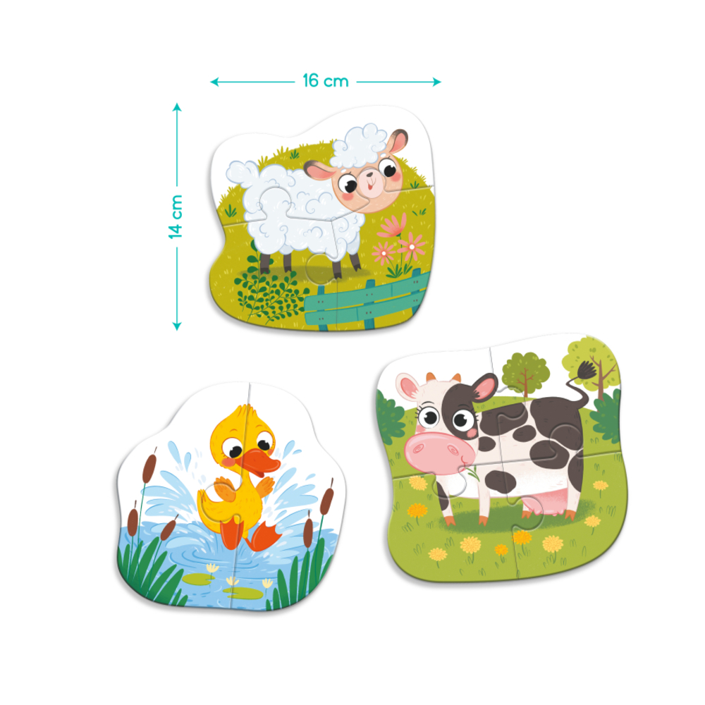 Фото, Видеообзоры пазл 3в1 dodo сільські тварини