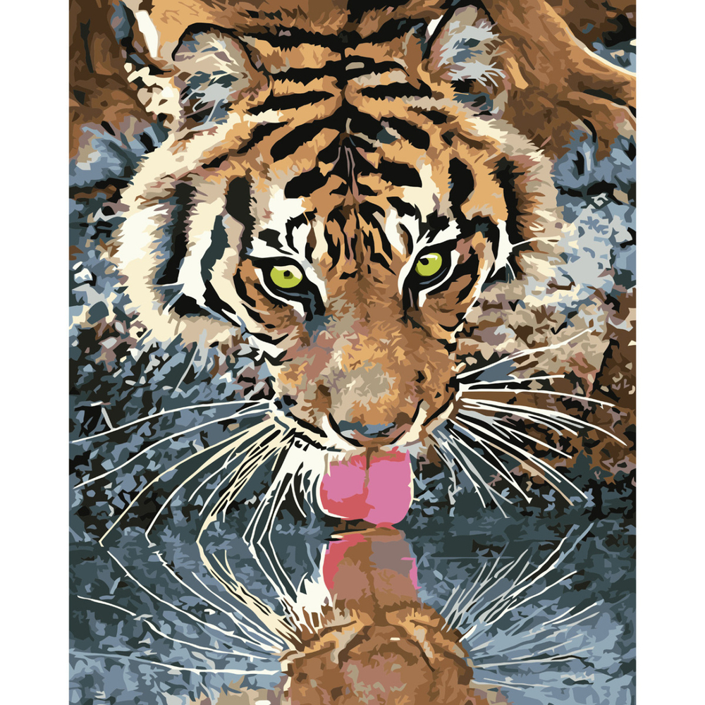 Фото, Видеообзоры картина за номерами strateg преміум жага води з лаком розміром 40х50 см va-3726