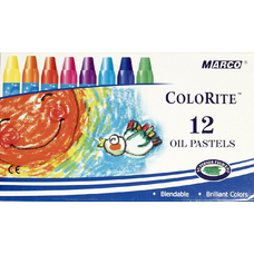 Пастель масляна 12 кол.Сolorite,Marco 1100OP-12CB