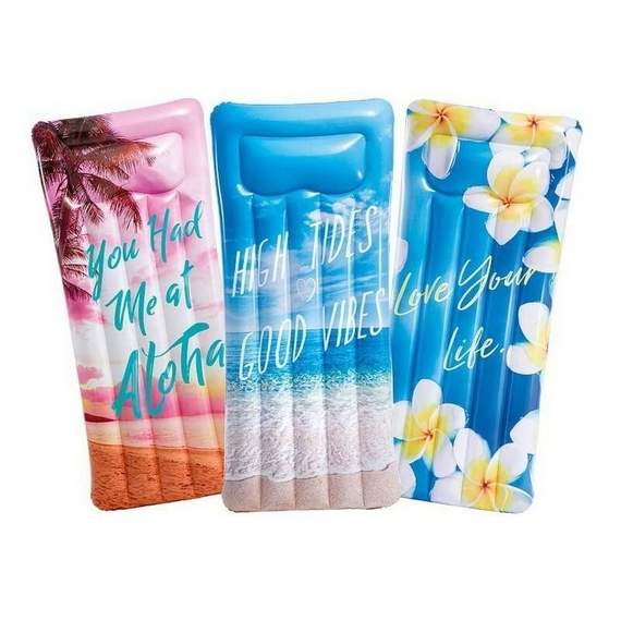 Надувний матрац для плавання Intex 58772 178х84см Пляжний