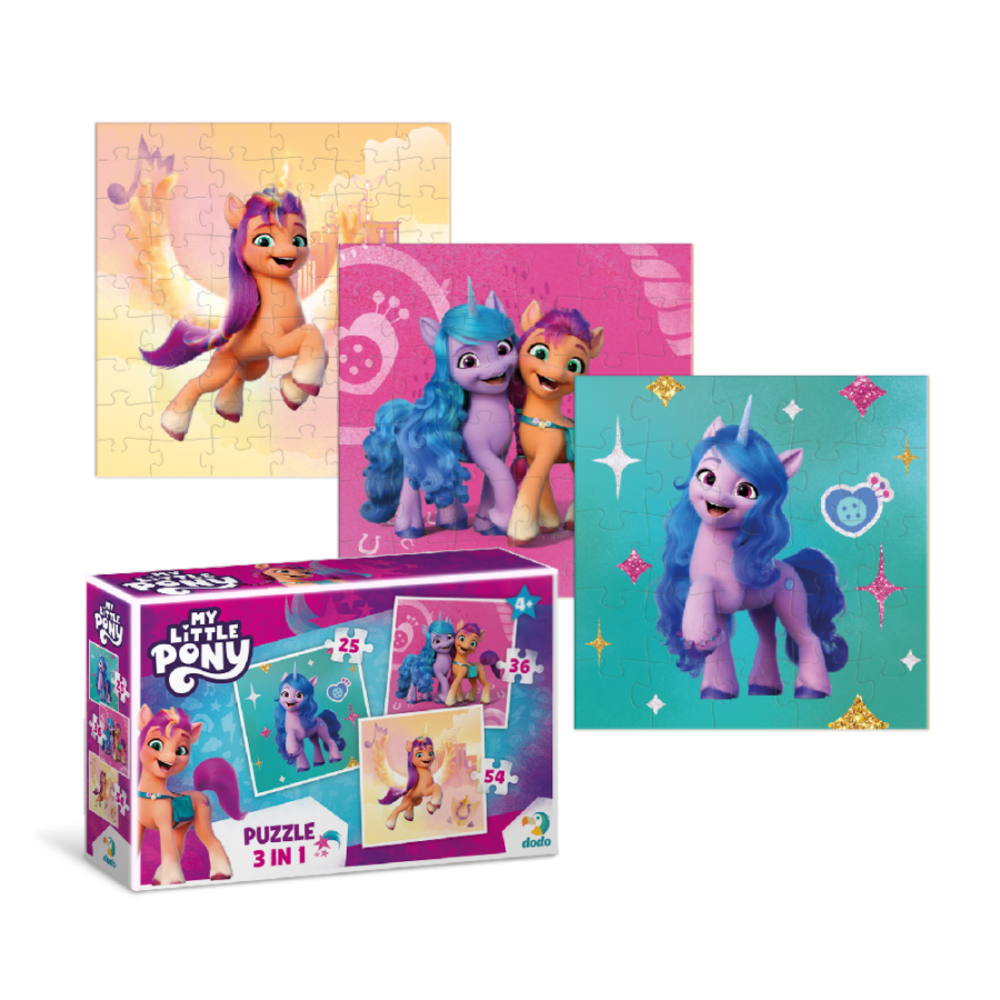 Фото, Видеообзоры набір пазлів 3в1 dodo my little pony