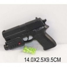 Пістолет P226 (A814546) (288шт / 2) батар., Лазер, пульки, в пакеті 14 * 2,5 * 9,5 см